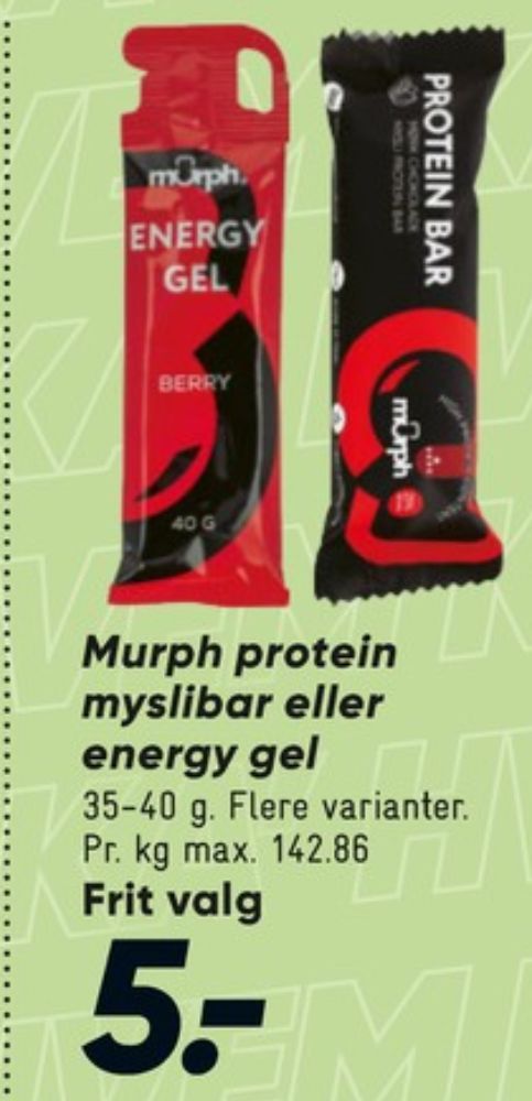 Murph, Proteinbar Mørk Chokolade