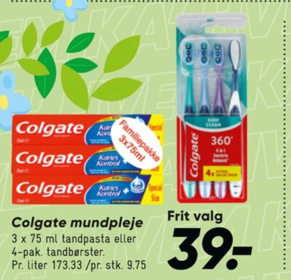 Colgate, Tandpasta