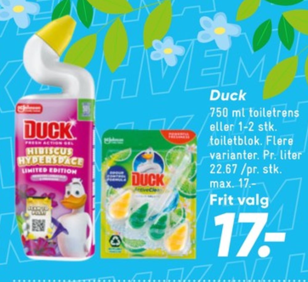 Duck, WC-rens