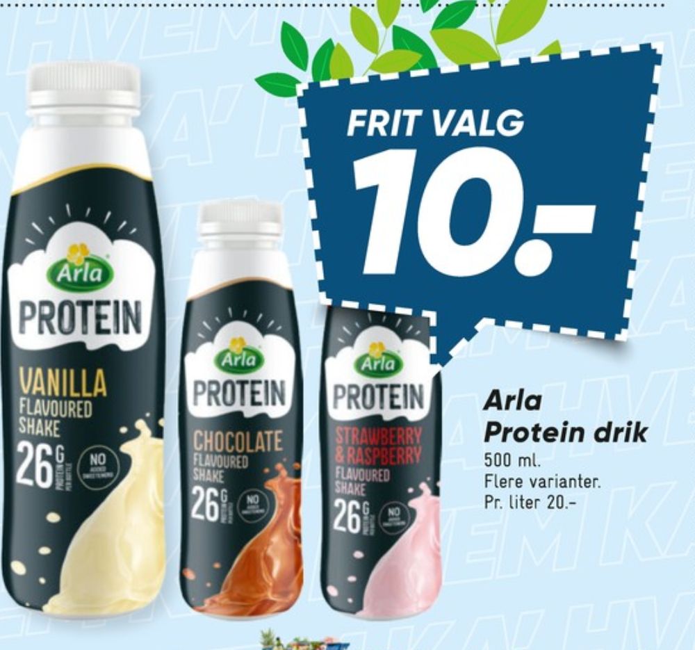 Arla Protein, Proteindrik Strawberry & Raspberry
