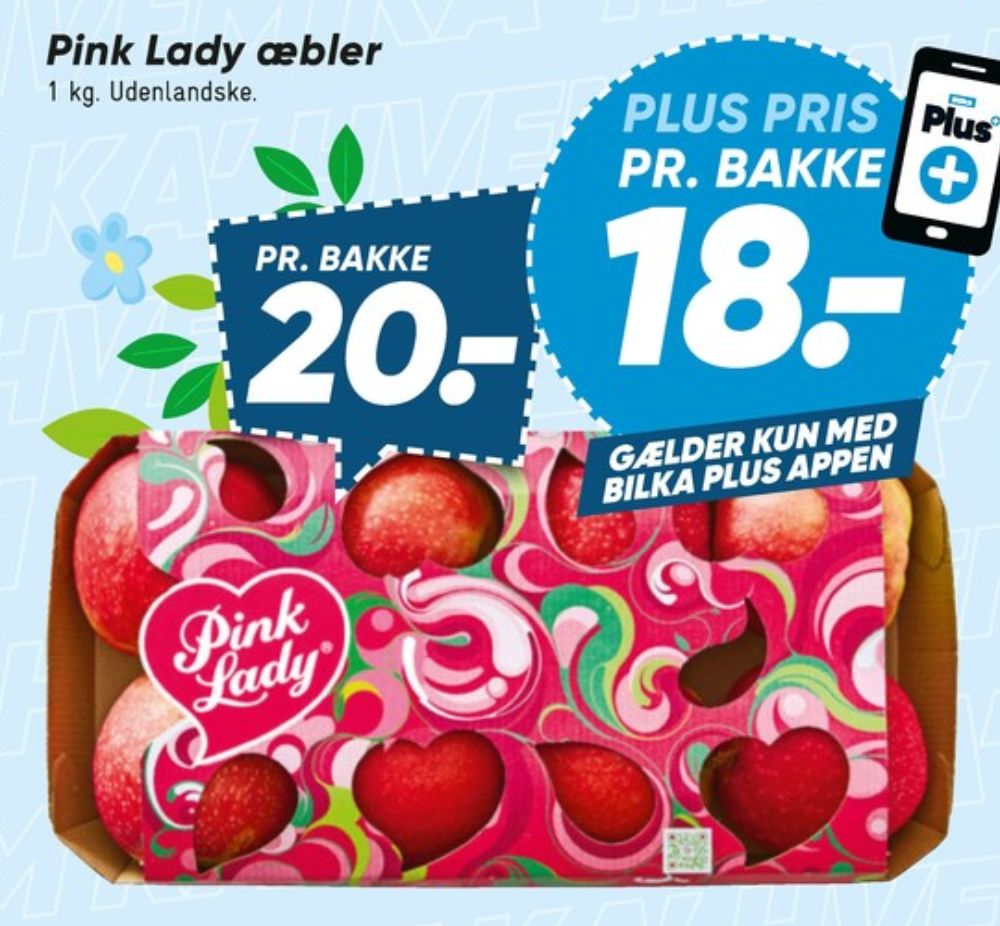 Pink lady, Æbler