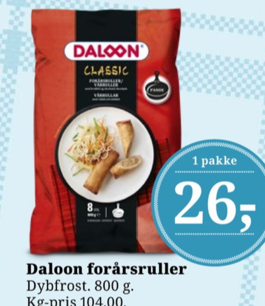 Daloon, Forårsruller