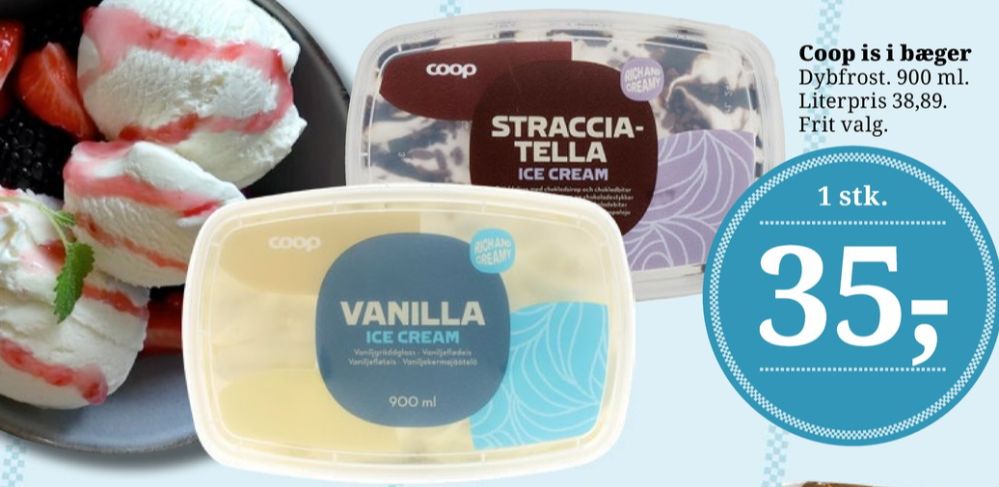 Coop, Vanilje is