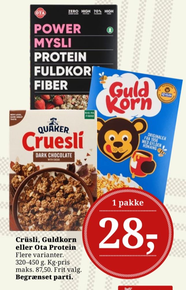 Quaker, Cruesli Dark Chocolate