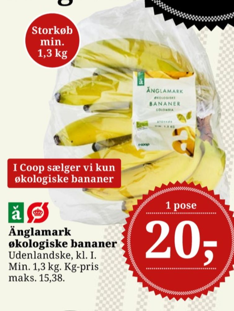 Änglamark, Bananer