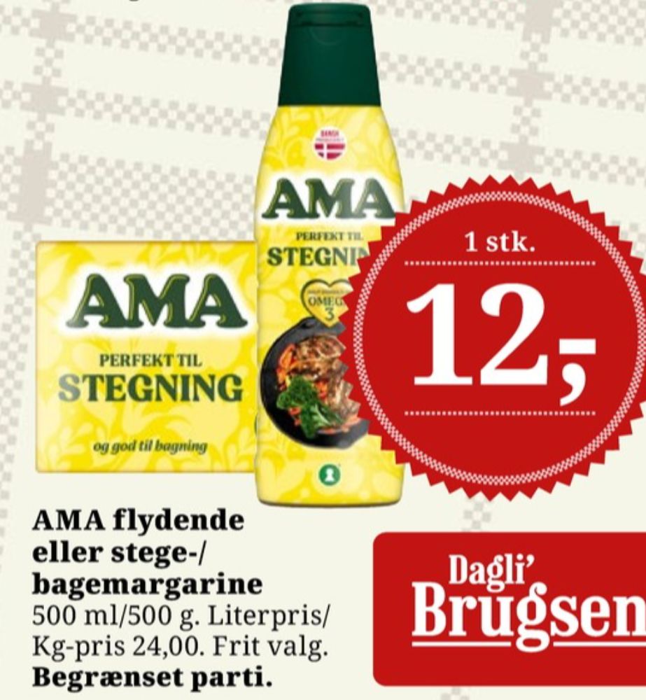 Ama, Margarine-fast