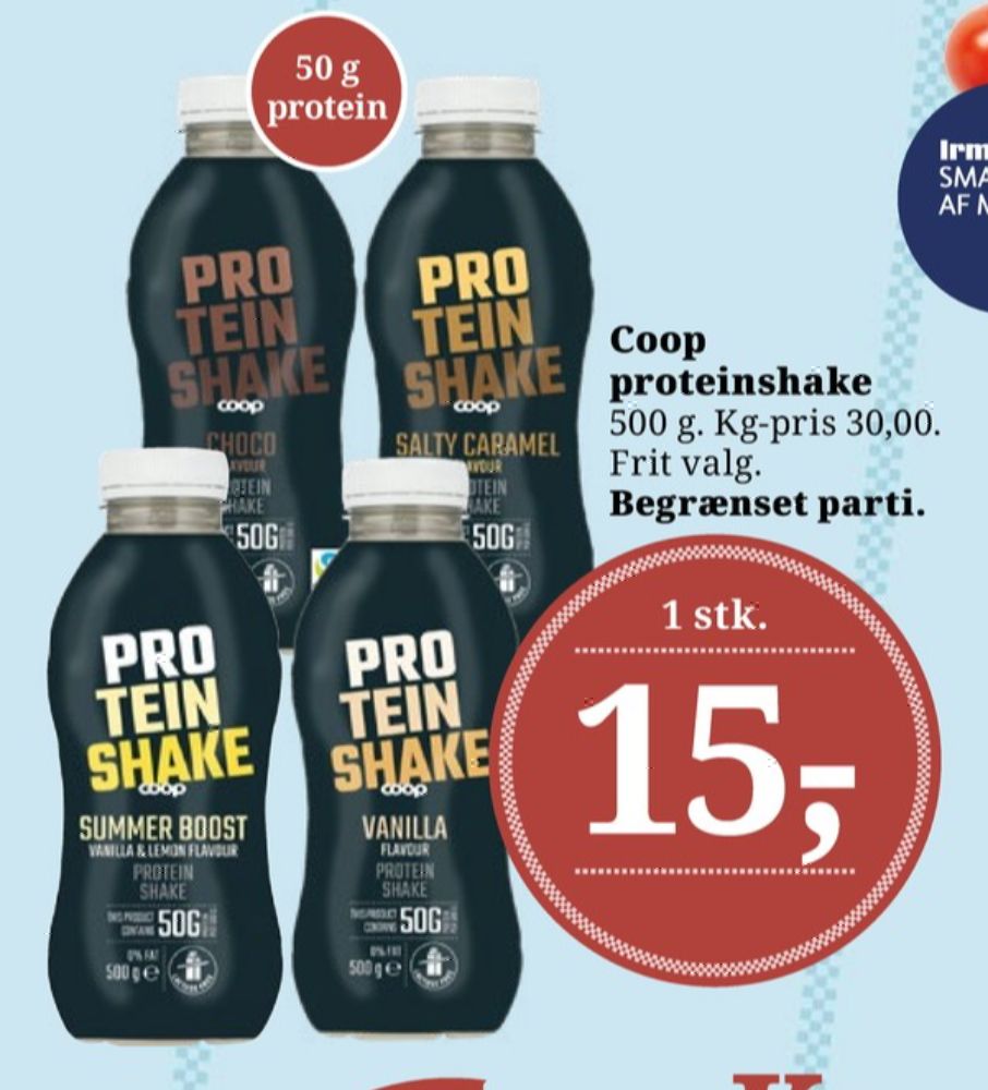 Coop 365, Protein Shake Saltkaramelsmag