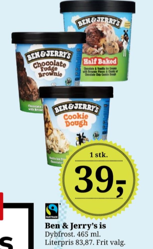 Frisko Ben & Jerry's, Cookie Dough is
