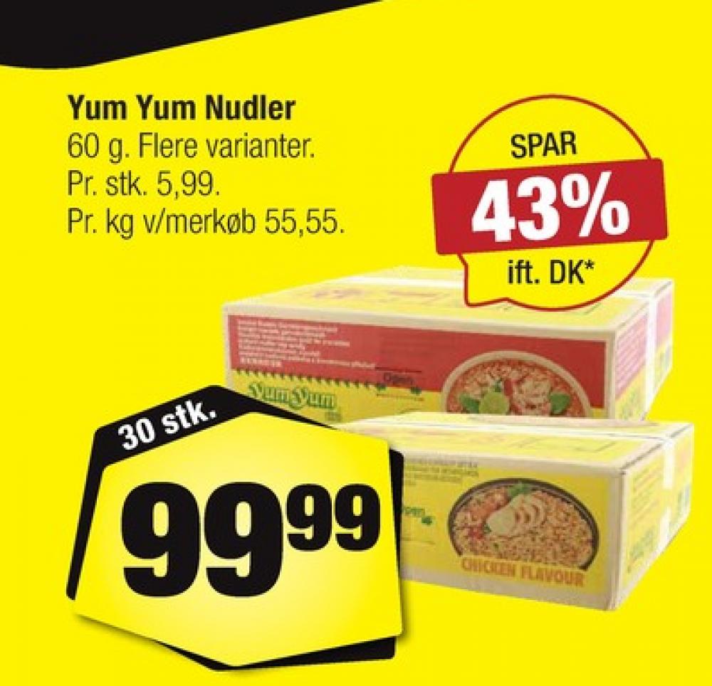 Yum Yum, Nudler Rejesmag