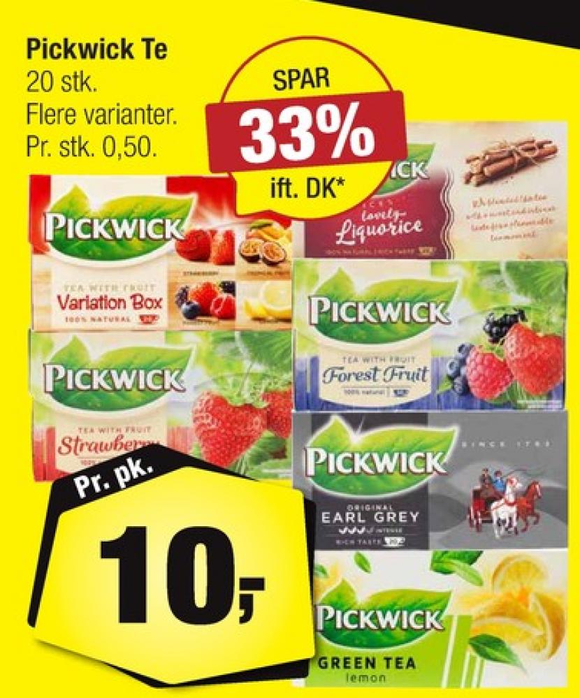 Pickwick, Green Tea Lemon Tebreve