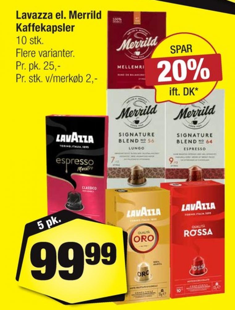 LavAzza Qualita Oro, Kaffekapsler