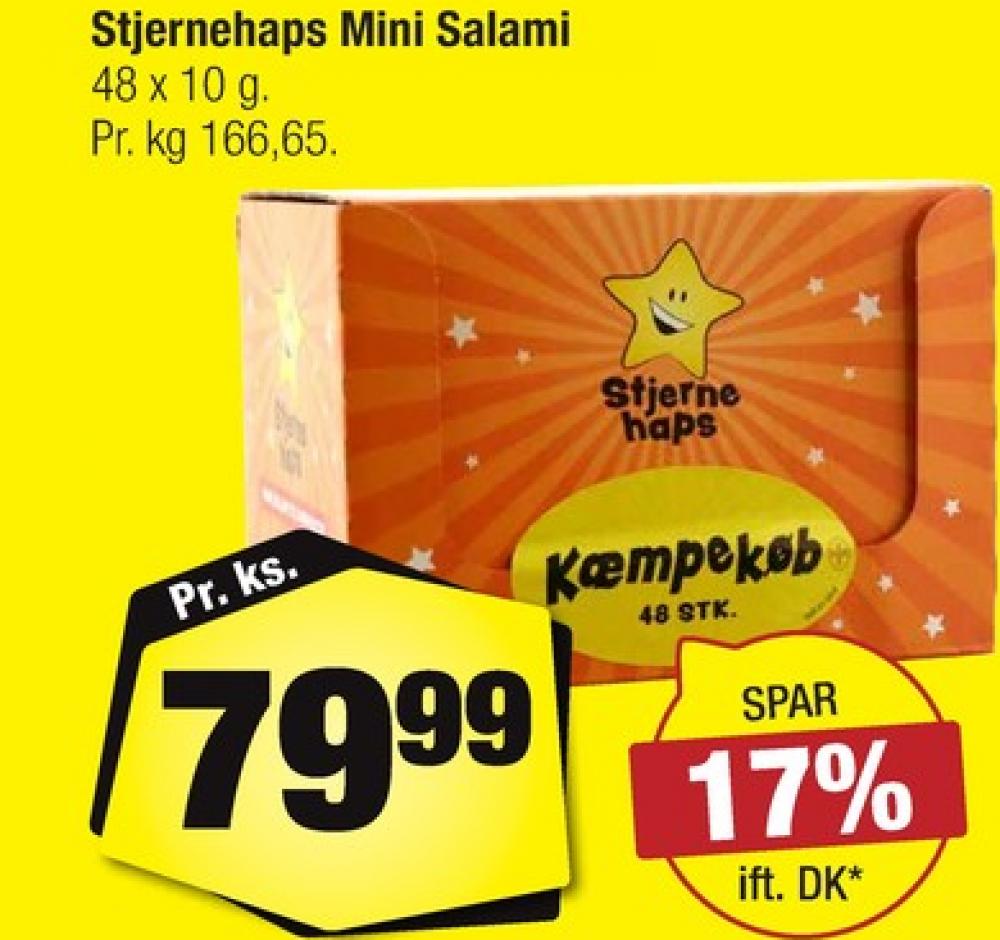 3-stjernet Stjernehaps, Salami