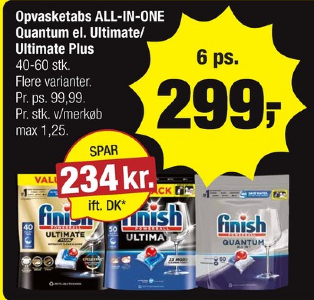 Finish, Maskinopvask-tabs