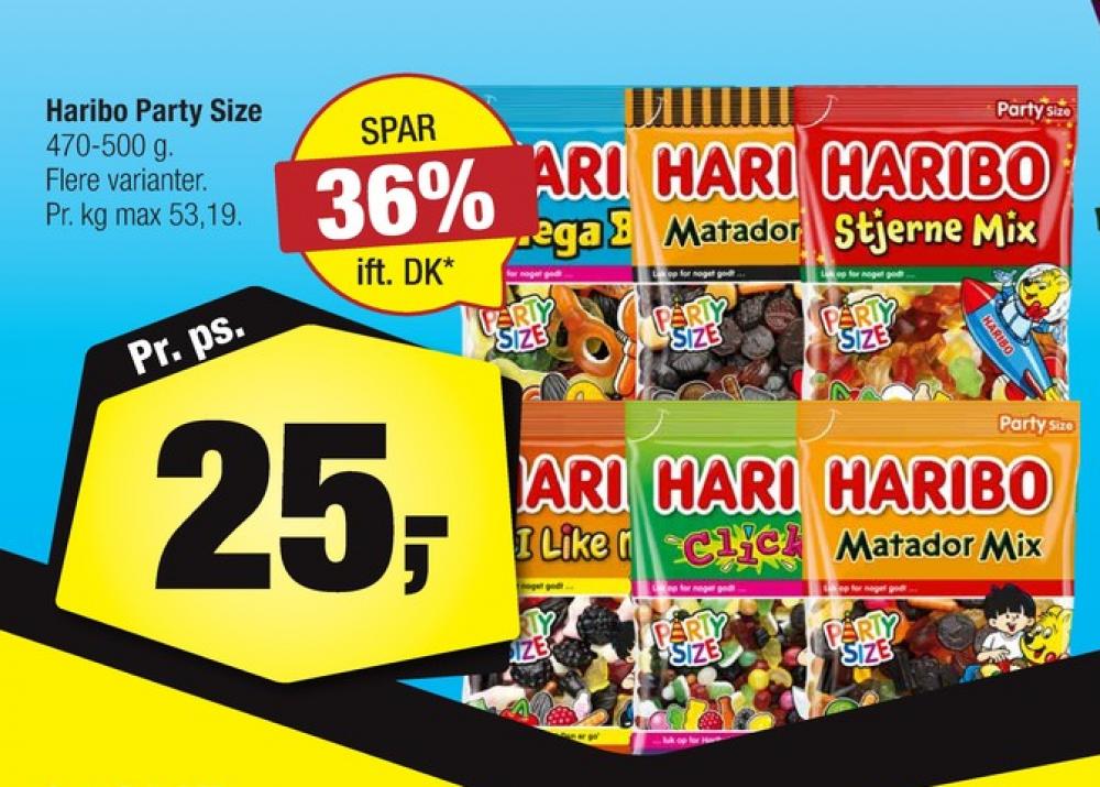 Haribo Stjernemix, Slikposer