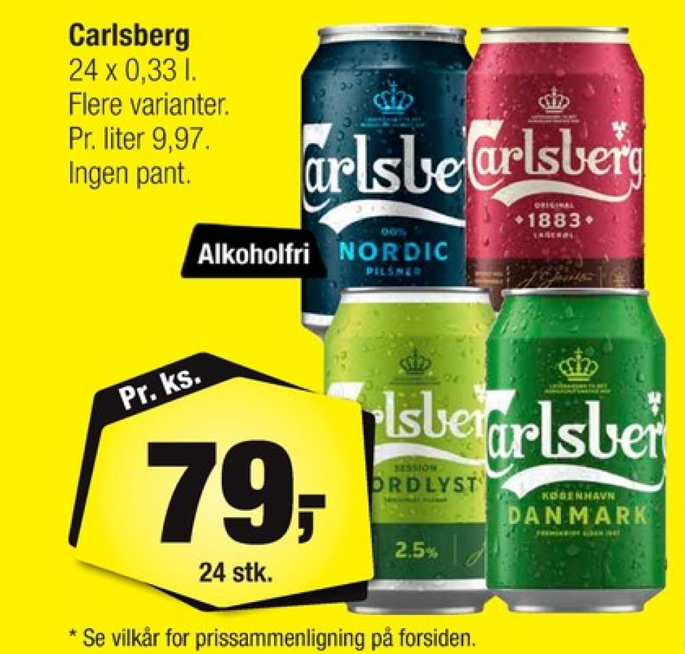 Carlsberg 1883, Øl 24 pk.