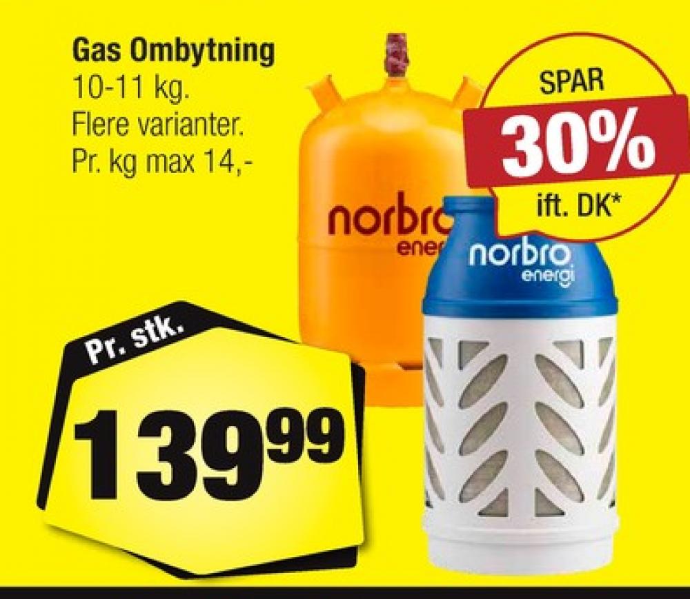 Norbro, Gasflaske