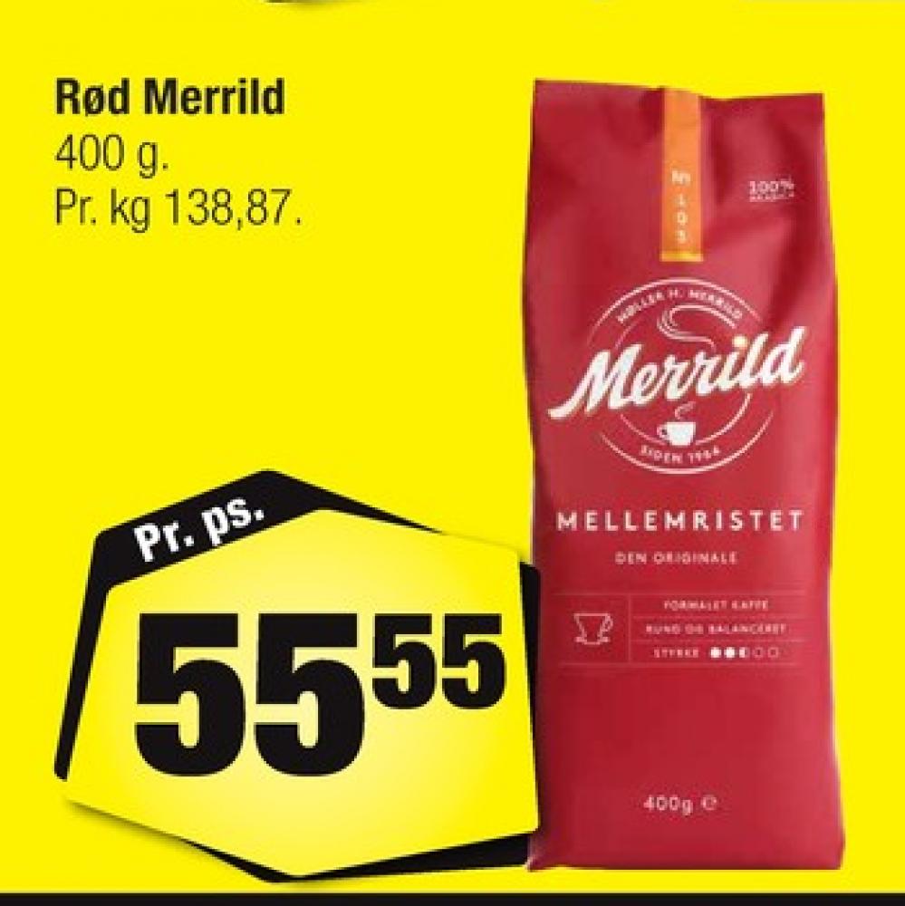 Merrild Mellemristet, Kaffe Formalet