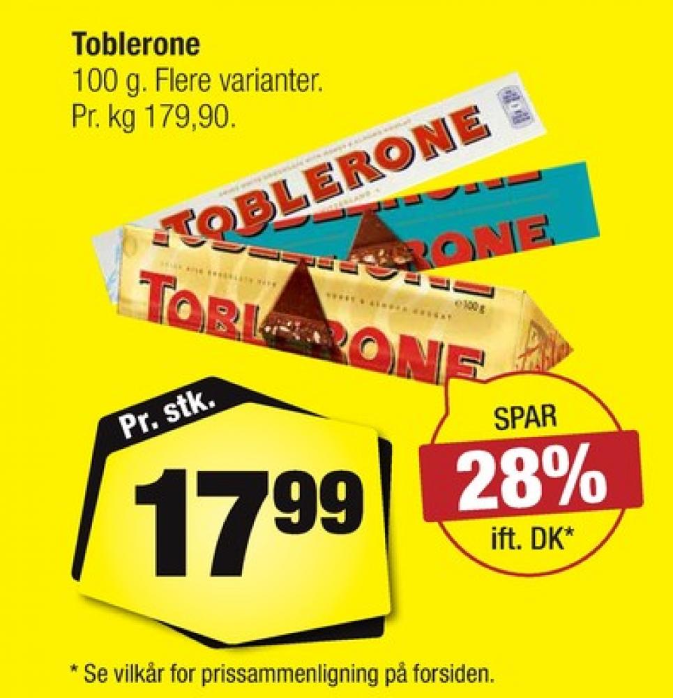 Toblerone, Chokolade White
