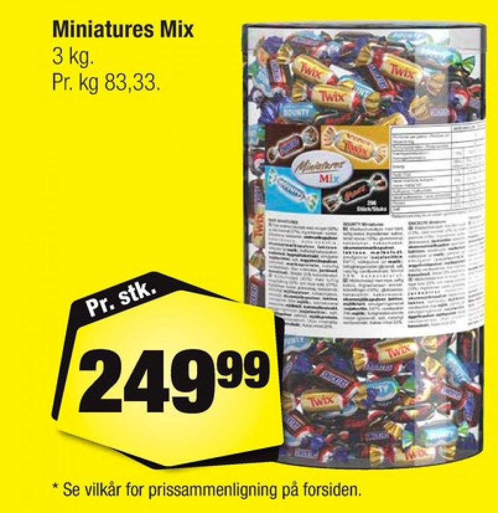 Miniatures, Dessertchokolade