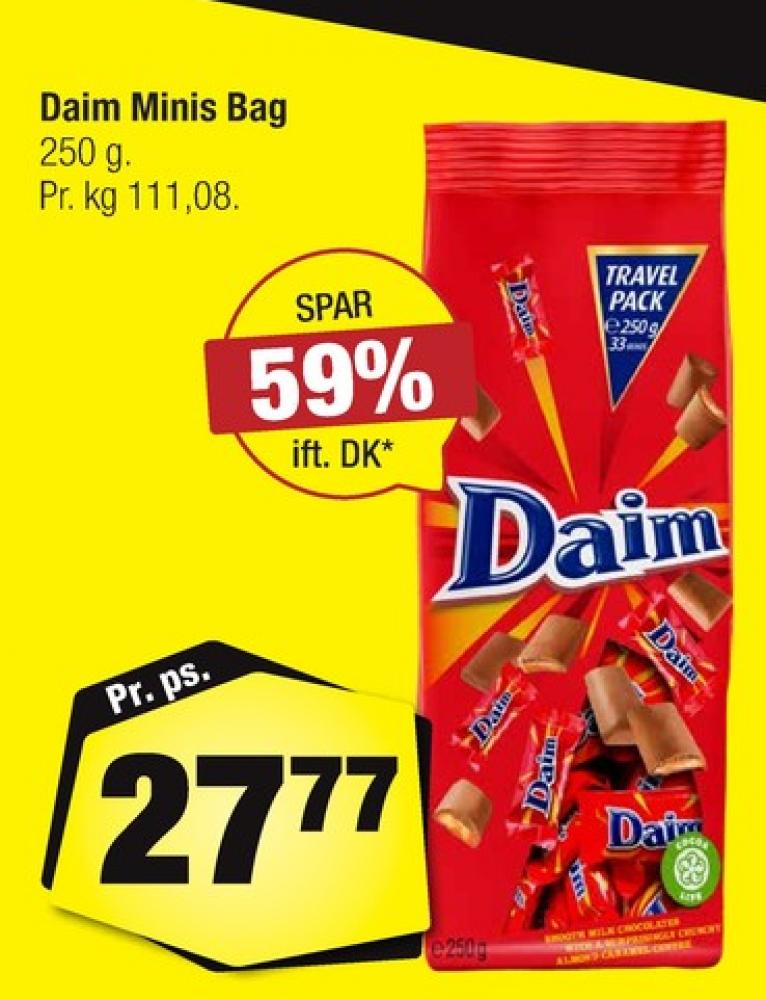 Daim, Chokolade