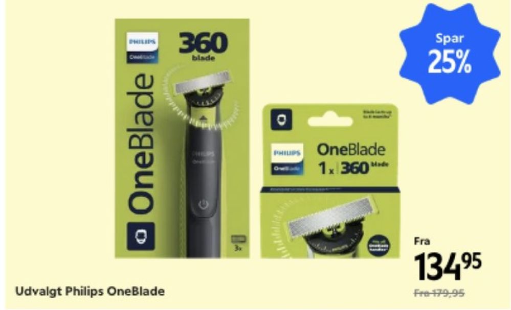 Philips OneBlade, Barbermaskine