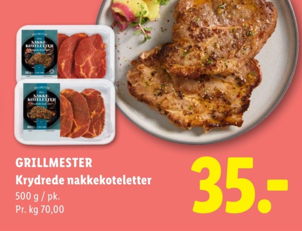 Grillmester, Nakkekoteletter