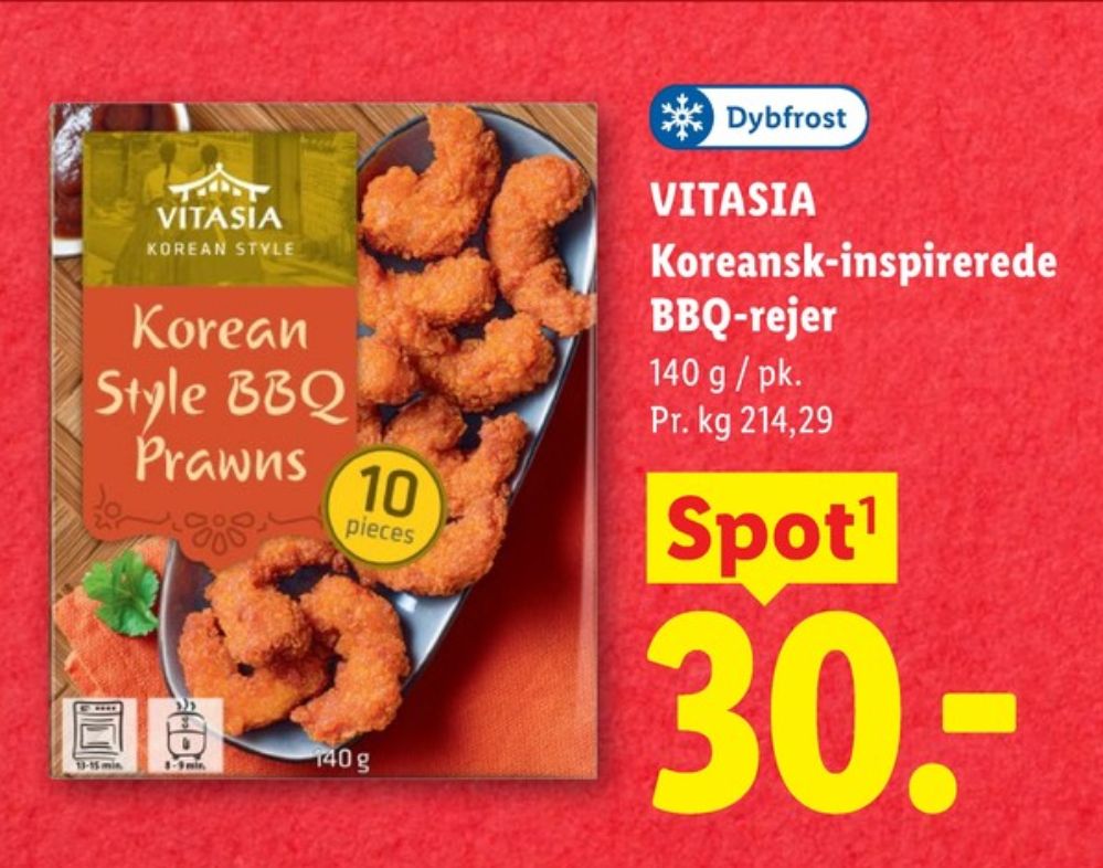 Vitasia, Korean Style BBQ Prawns