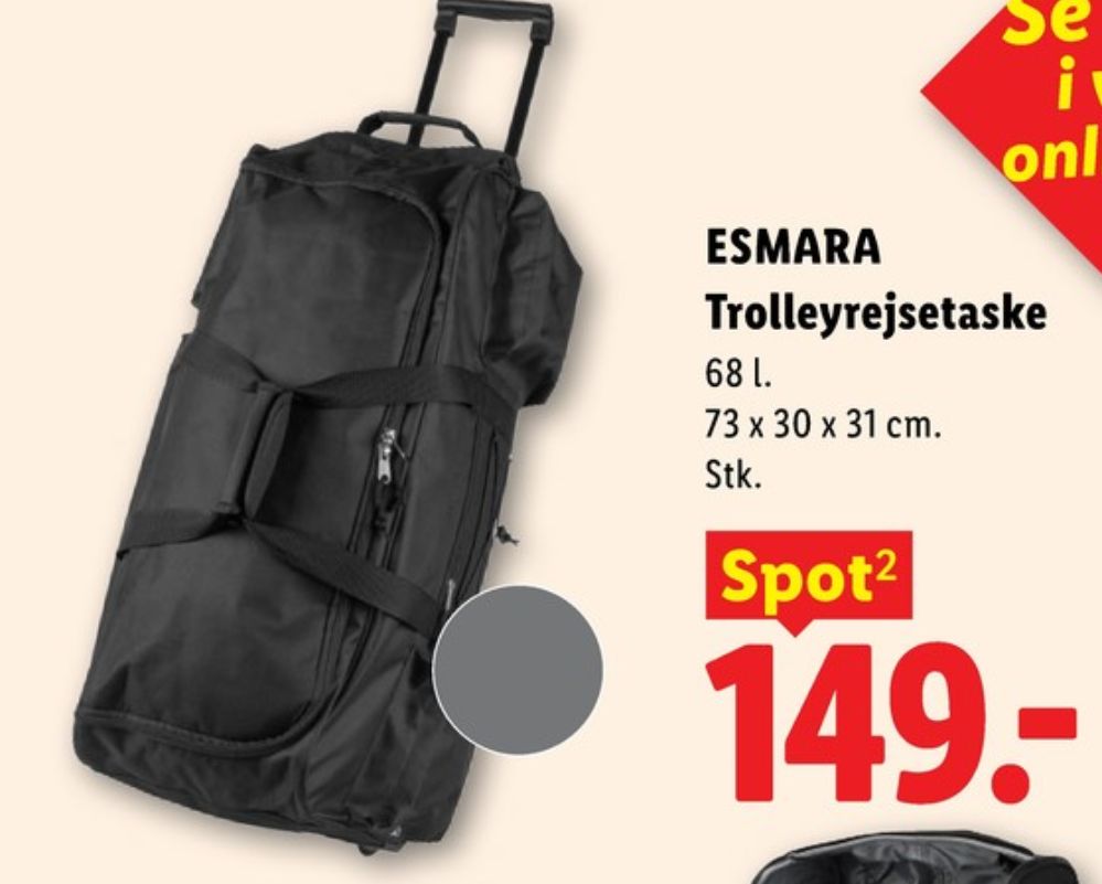 Esmara, Taske