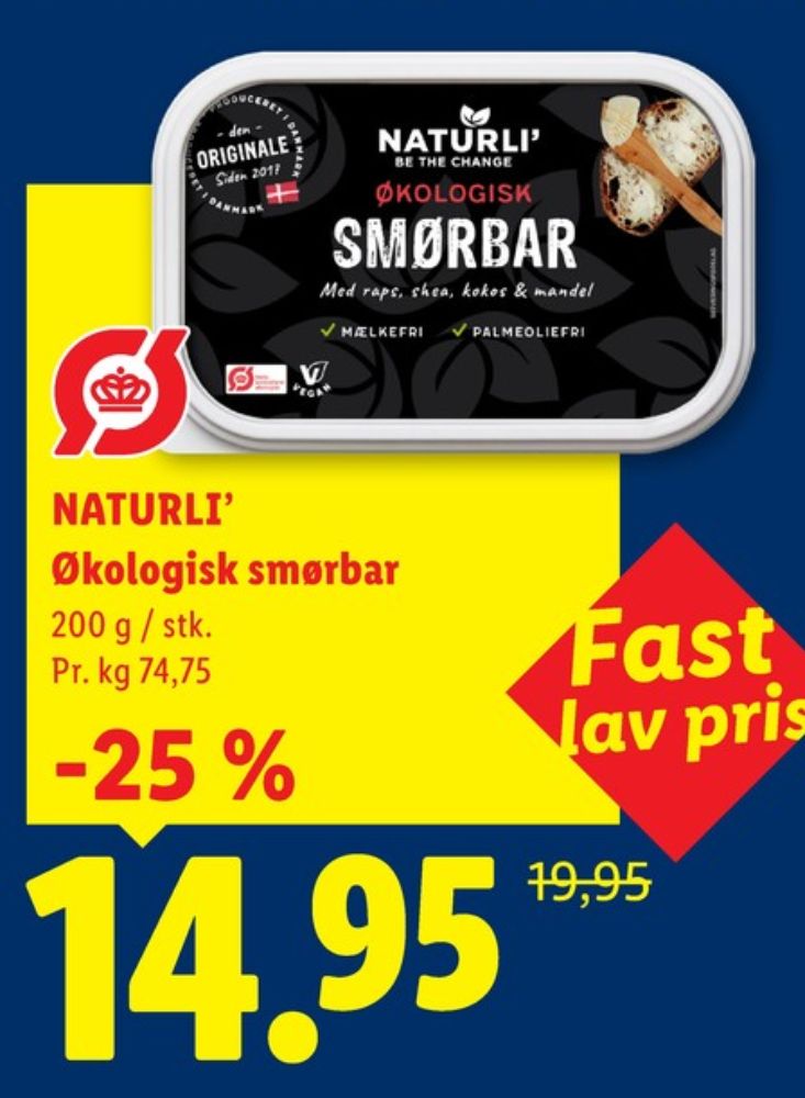 Naturli', Smørbar
