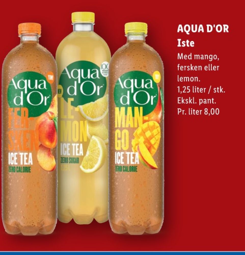 Aqua d'Or Mango, Ice Tea Mango 