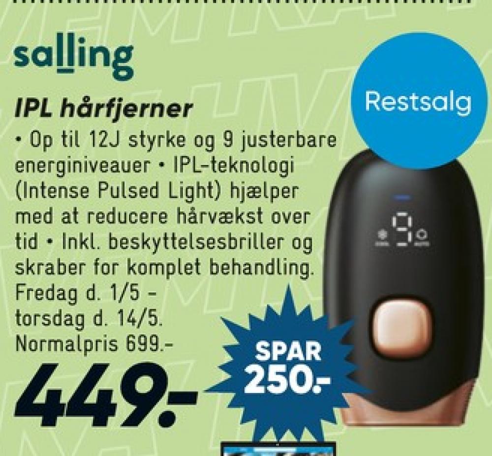 Salling, Epilator