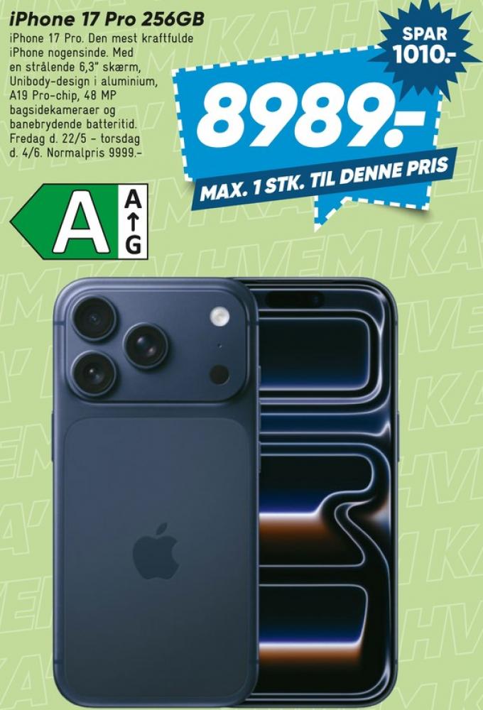 Apple Iphone 17 Pro, Mobiltelefon