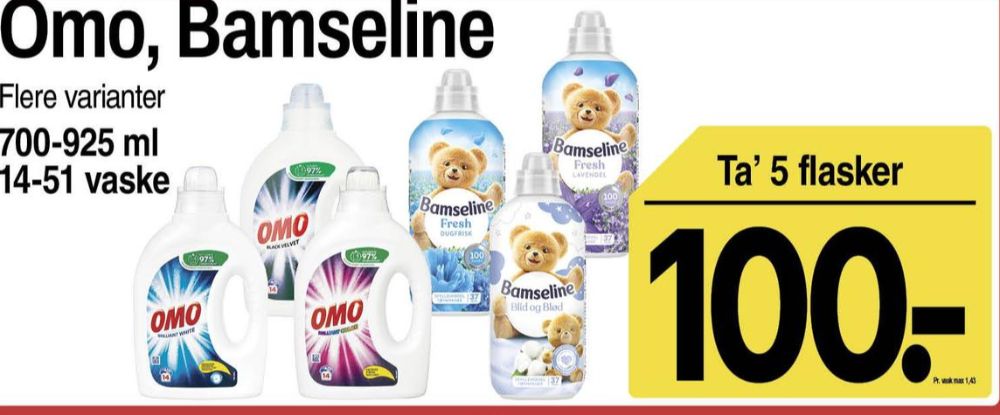 Omo, Vaskemiddel-flydende