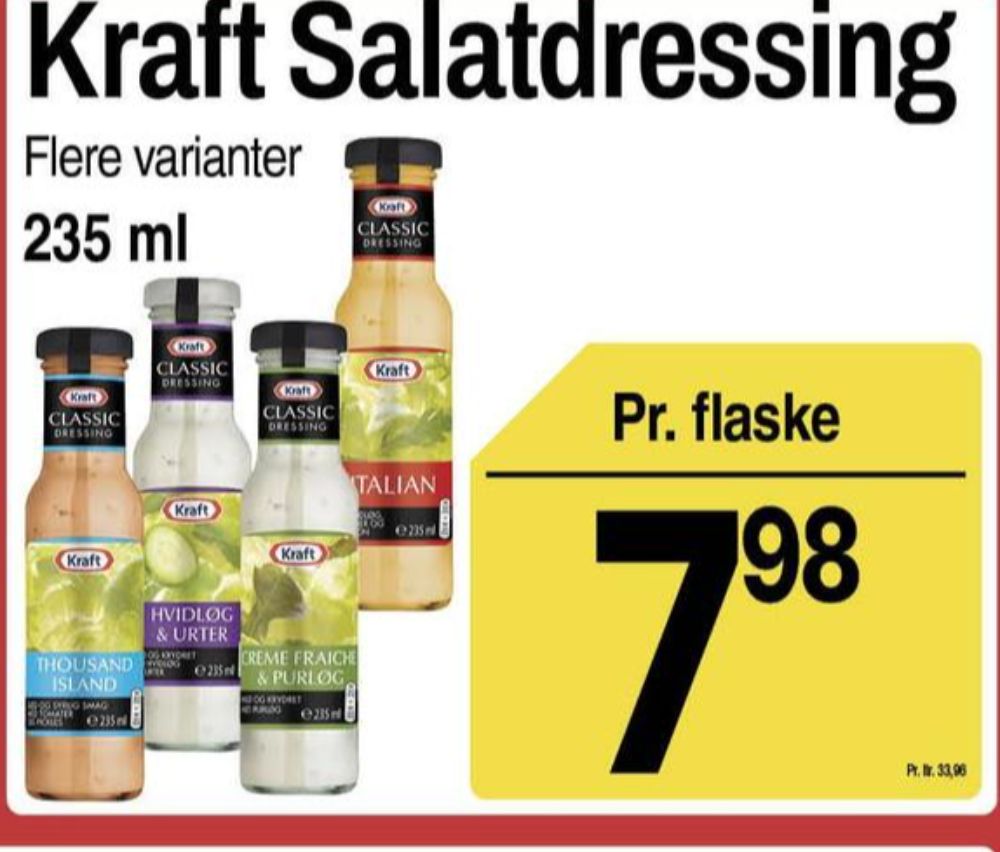 Kraft, Creme Fraiche & Purløg Dressing