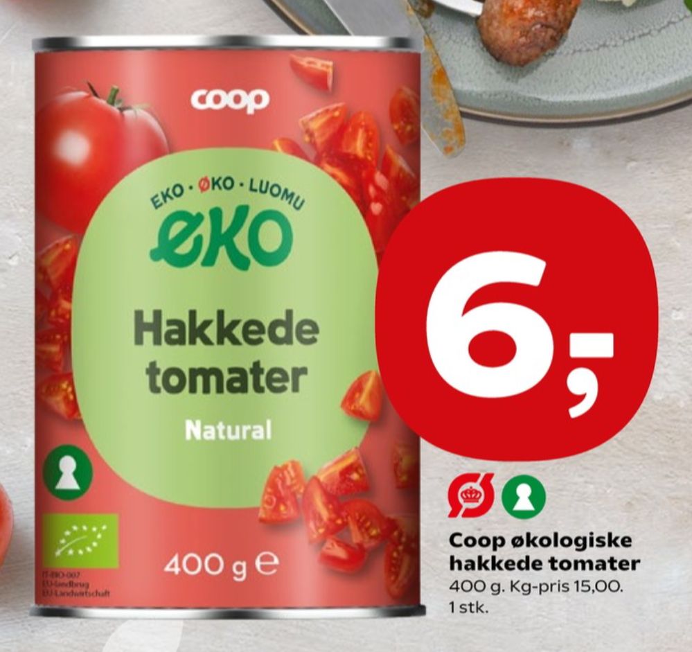 Coop, Hakkede tomater