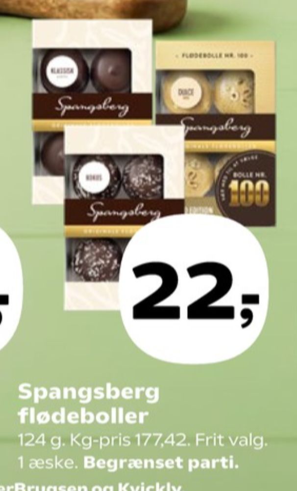 Spangsberg, Flødeboller Dulce smag