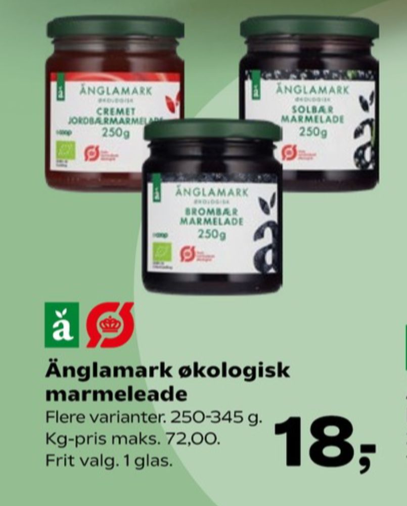 Änglamark, Solbærmarmelade
