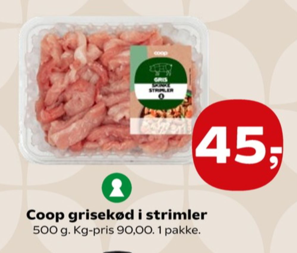 Coop, Grisekød