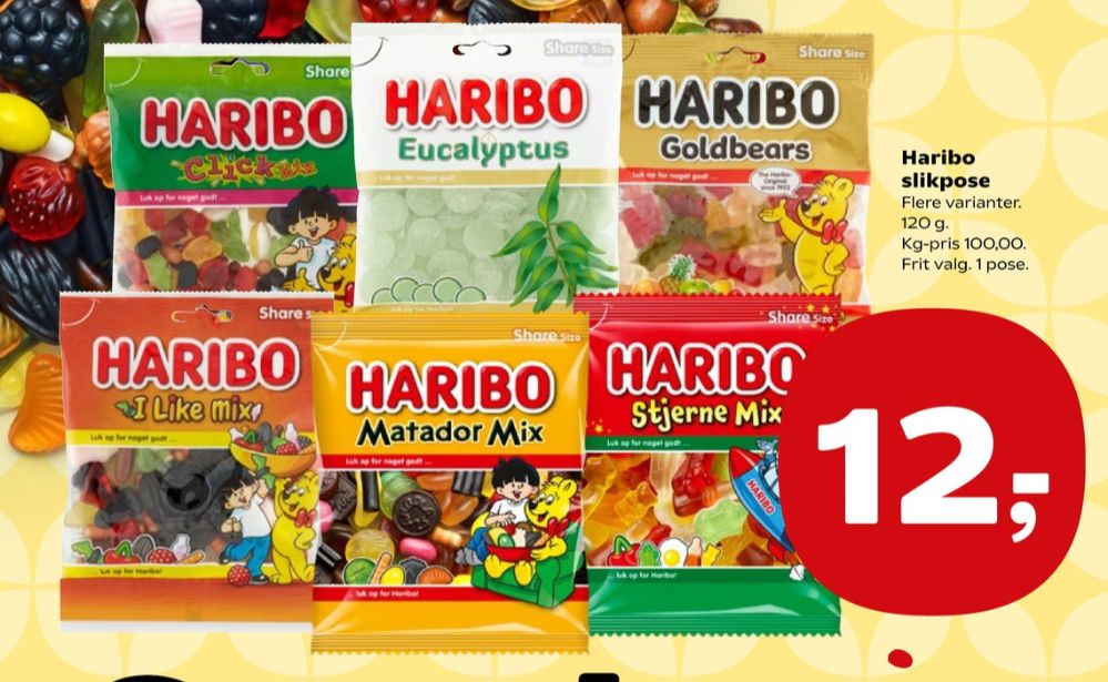 Haribo Click Mix, Slikposer