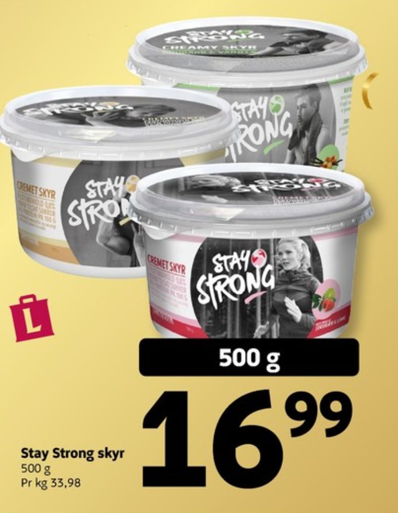 Stay Strong, Strawberry & Lime Skyr 