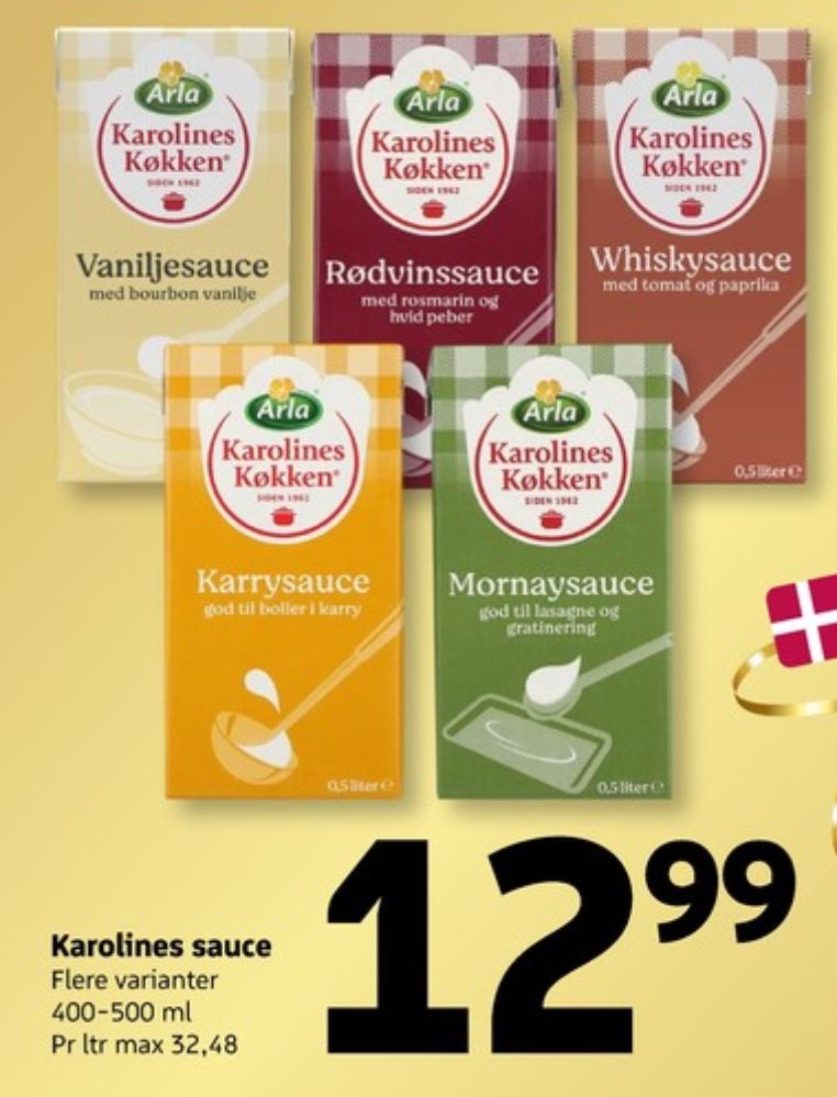 Karolines, Mornaysauce