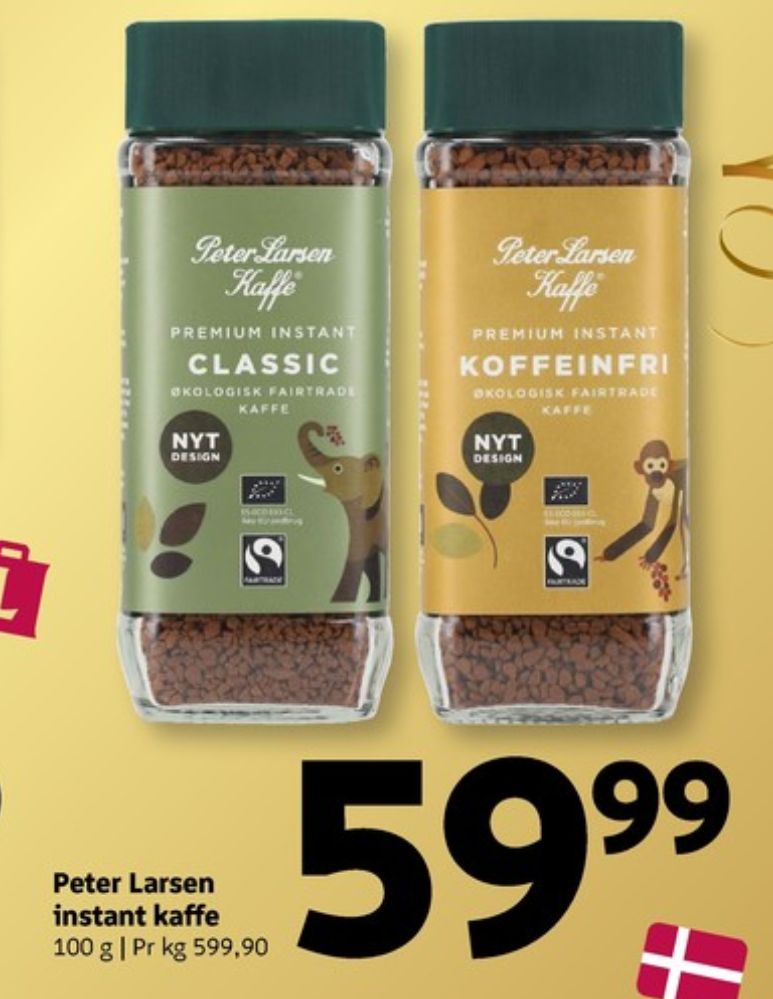 Peter Larsen Koffeinfri, Instant Kaffe
