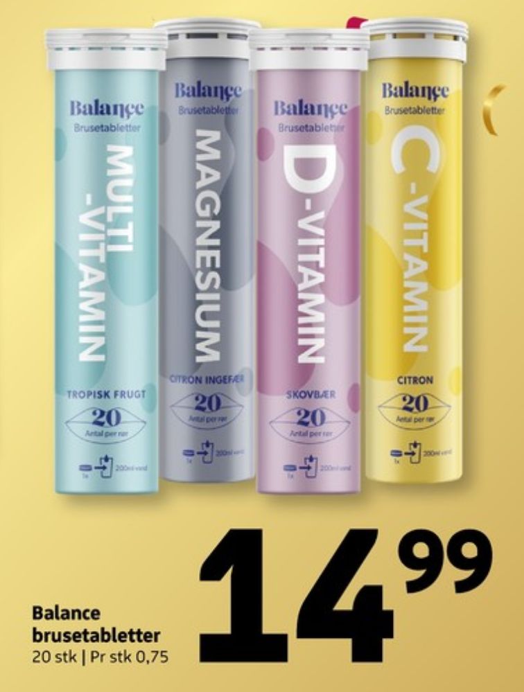 Balance, Vitaminer