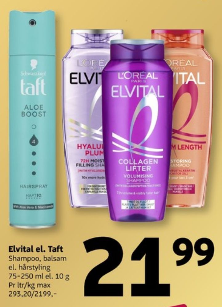 Loreal Elvital, Shampoo