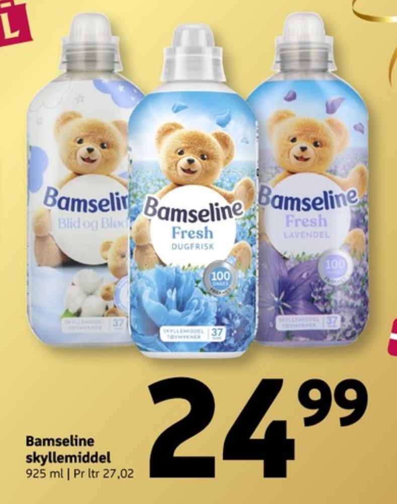 Bamseline, Skyllemiddel