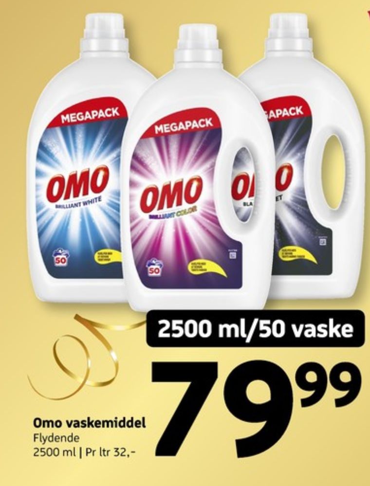 Omo, Vaskemiddel-flydende