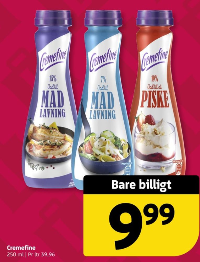 Cremefine, Madlavningsfløde 15 %