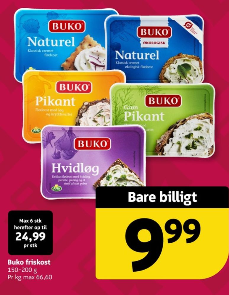 Buko, Flødeost Pikant