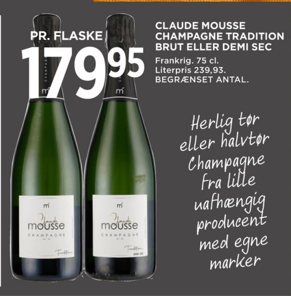 Claude Moussé, Champagne