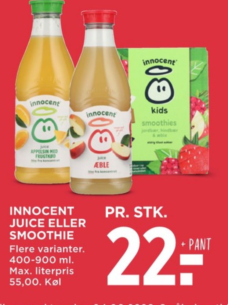 innocent, Appelsinjuice med frugtkød